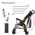Nakazawa 90+ Universal Baby Stroller Sun Protection Parasol, with Umbrella Clip Fixing Device, UPF UV Protect Pushchair