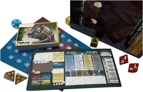 9th Level Games Return to Dark Tower: Unique RPG Player Tower Accessory Set, Includes 14" Tower, Dice, Cards & More.