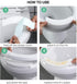 NIVERCE 30 30, Pieces Pee Guard for Toilet Seat, Toilet Splash Guards, Disposable Potty Training Splash Guard for Kids