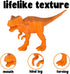 Kids 12 Pack Jumbo Plastic Dinosaur Figures Toys, 7 Inch STEM Educational Realistic Playset for Boys Girls Toddlers