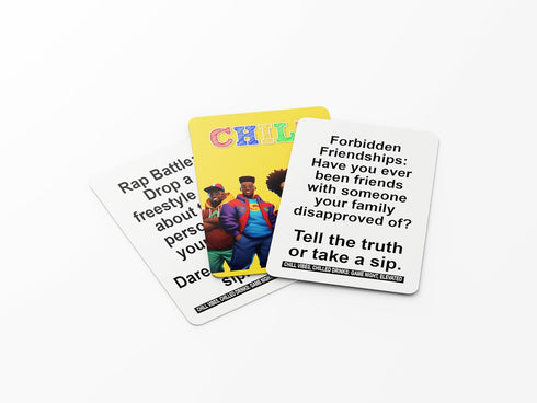Kinfolk Chill - The Adult Drinking Game Celebrating Black Excellence, Perfect for Family Reunions and BBQs