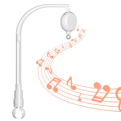FEISIKE Baby Crib Mobile Arm with Music Box Spin Motor,23 Inch,Volume Control,3