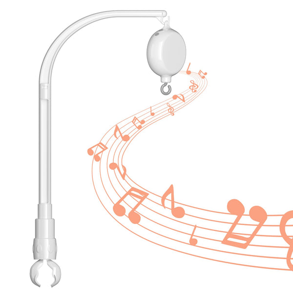FEISIKE Baby Crib Mobile Arm with Music Box Spin Motor,23 Inch,Volume Control,3
