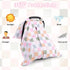 DILIMI Colorful Checkered Nursing Pillow Cover for Babies