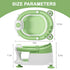 TPN 6 5 Baby Bath Seat for Babies Months & Up, Non-Slip Toddler Bath Seat with PCS Waterproof Emoji Stickers, Portable