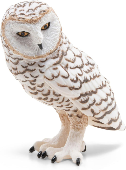 Papo Hand-Painted Figurine, Wild Animal Kingdom, Snowy Owl, 50167, Collectible for Children