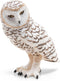 Papo Hand-Painted Figurine, Wild Animal Kingdom, Snowy Owl, 50167, Collectible for Children