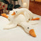 Goose Stuffed Animal Plush Toy, 20 Inch Cute Duck Pillow Doll, Gift for Anxiety Kids and Friends, White