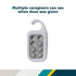 1st 2-Pack, Safety Medicine Reminder, Day & Night Dose Tracker for Baby and Family Care, Grey
