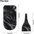 DDTKLSNV Set,Black Newborn Swaddle Blanket with Beanie Hat Silk Wrinkle Newborn Receiving Blankets Baby Swaddle Wrap
