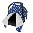 CQMZJHU Navy Blue Night Sky Stars Art Baby Car Seat, Rain Shelter, Multifunctional