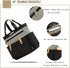 Diaper Bag Tote with Changing Pad and Stroller Bag, Baby Travel Diaper Tote for Mom and Dad,Shoulder Handbag Black