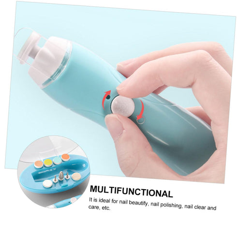 Set Trimming Rechargeable Electric Nail Polisher Portable Nail Kit for Boy Girl Adults Pets Lightweight Usb Charging
