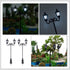 Yardwe 2pcs Miniature Street Light Model, 1:87 Road Light Micro Landscape Ornament for Outdoor Decor