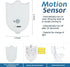 Toilet Night Light Projector, Motion Activated LED with Animated Pictures for Potty Training & Bathroom Decor
