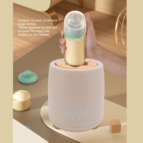 Sunisfa 4 5 50-75mm, Baby Milk Bottle Shaker, Automatic Mixing Speeds Timers, Low Noise & Night Light, Rechargeable