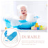 SECFOU Bath Seat with Backrest and Suction Cups Non-Slip Sit-up Bathtub Chair Tub Seat for Bathing Feeding Haircut