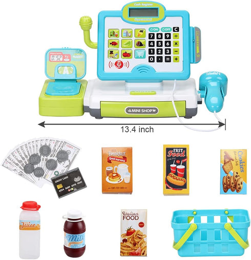 Count Girls,45 3 4 5 6 7 FS Pretend Play Calculator Cash Register Toy as Preschool Gift for Kids, Classic Toy
