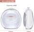 FCF BPA-Free,2.8oz/80ml,2 Pack Wearable Milk Collector | Silicone Milk Collectors