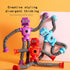 WUCLUD 36PCS Telescopic Suction Cup Robot Toy,pop Tubes,Toys for Kids,Toddler Travel Toys,Toddler Sensory Toys,figette