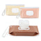 PUXING 3 Pack Wipe Dispenser Refillable Baby Wipes Container for Travel Portable Wet