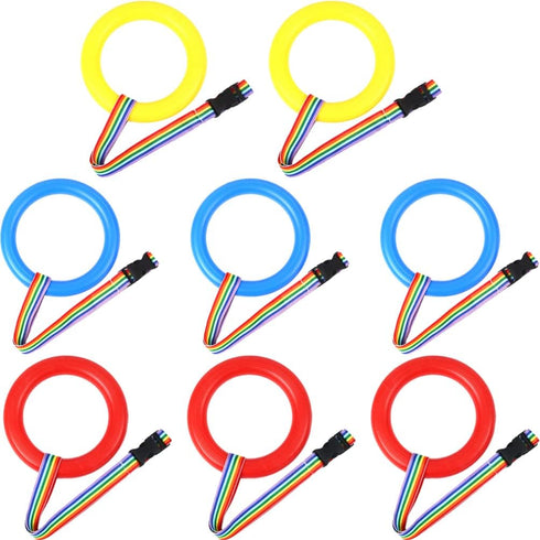 Kids Walking Rope - 8pcs Detachable Hold A Ring Walking Rope with Handles for Daycare Outdoor Safety