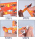 50 Pcs Foam Gliders Planes Toys - Paper Airplane Party Favors, Outdoor Flying Toys, Bulk for Classroom Prizes