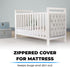 Bistras 28" 52", Deluxe Waterproof Zippered Crib Mattress Cover, x Standard Size, Vinyl, Keeps Mattress Fresh & Clean
