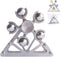 Ferris Wheel Fidget Spinner - Kinetic Desk Toy with Stand, Metal Stainless Steel, High Speed Colorful Marble Rainbow,