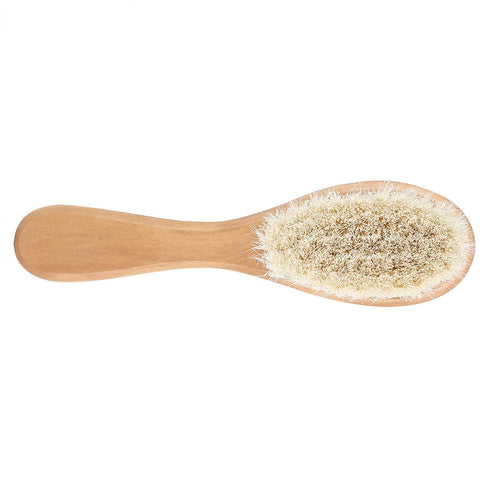 Brush, Baby Hair Brush Head Massage Grooming Comb with Wooden Handle Soft Baby Hair Brush Baby Brush for Infant