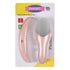 Set 1Set Baby Hair Brush and Comb Massage Scalp Brush for Newborn and Toddler (Pink)
