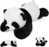 5 lbs, 27 inches Panda Weighted Stuffed Animals, Cuddly Weighted Plush Pillow, Giant Plushie Ideal Gift for Adults &