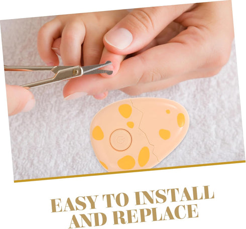 Trimmer Healeved Electric Nail for Safe and Efficient Fingernail Care -Shaped Design Grinding for Newborns and Toddlers