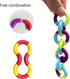 Generic 6PCS Sensory Fidget Toys - Multicolor Twisty Fidget Toys for Adults, Boys, Girls for Relaxation, Anxiety Stress