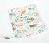 Baby Wet Dry Bag Reusable Cloth Diaper Nappy with Two Zippered Pockets (Watercolour Animals)