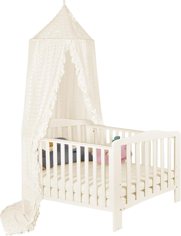 jiangcha Princess Bed Canopy for Girls - Crib Canopy for Bed - Mosquito