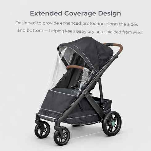 Quintriae V2/Vista V3/Cruz/Cruz V2 Rain Cover Fits for UPPAbaby Vista/Vista Stroller Windproof Weather Shield