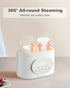 10-in-1 Bottle Warmer, Fast Baby Bottle Warmer for Breastmilk & Formula, Double Milk Warmer with Timer, Accurate Temp