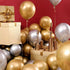 Gold Metallic Balloons 100pcs 12 Inch Helium Balloons for Birthday, Graduation, Baby Shower, Wedding Party Decorations