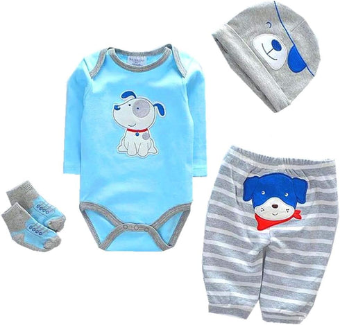 Reborn Baby Dolls Clothes, Boy Blue Outfits for 20"-22" Reborn Doll Clothing