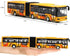 City Bus Toy for Kids, Die Cast Alloy Pull Back Vehicles, Electric Bus with Sounds and Lights Educational Gift