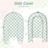 DILIMI Green Checkered Muslin Crib Sheets & Cotton Baby Lounger Cover - Only Cover