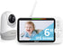 Blemil Upgrade Video Baby Monitor with Camera and Audio 6" Large Screen, 35-Hrs