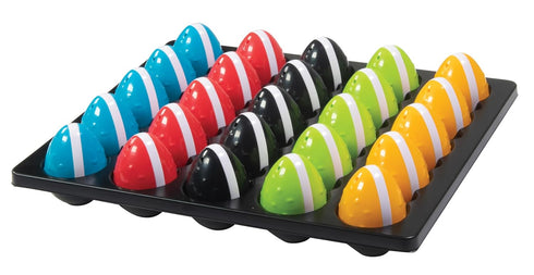 Halilit Vibrant Multicolor Textured Egg Shaker Toy for Kids