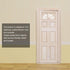 Dollhouse Door, 1:12 Wooden Miniature Simulated Door Model Toy Accessory for Doll House