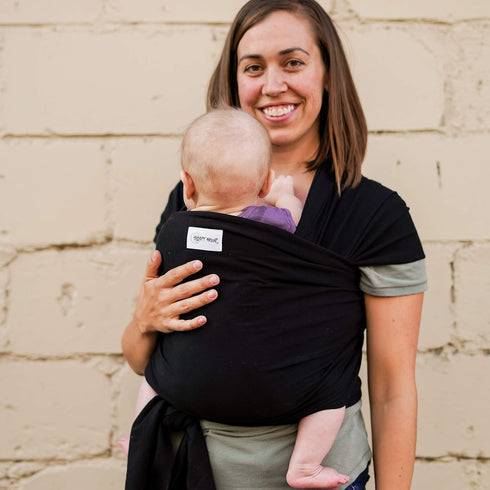 7-35 lbs Sleepy Wrap Stretchy Ergonomic Baby Carrier Sling for Newborns to Toddlers - Hands-Free Lightweight Baby Wrap