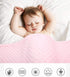 Baby Blanket - Super Soft Minky Blanket with Double Layer Dotted Backing, Pink Flamingo Security Blanket for Newborns