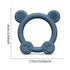 3 Pack 0-12 PandaEar Silicone Teething Toys - Baby Teething Rings, BPA Free Teether for Months, Soothing Sore Gums