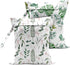 2 Pcs Wet Bag, Wet Dry Bag for Swimsuit, Travel, Beach, Diapers, Cheetah Leopard Print Gift