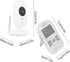 Matybobe Wireless Baby Monitor with Camera, 2.4in LCD Display, 2-Way Communication, Temperature Display, Night Vision,